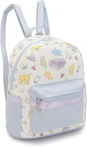 Amazon カノンコード 総柄恐竜 ミニリュック リュック 子供 小学生 女の子 Mswnv613 ライトブルー リュックサック