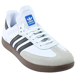 adidas Samba ADV (White/Core Black/Gum) Men's Skate