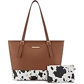 Montana West Tote Bags Vegan Leather Purses and Handbags for Women Top Handle Ladies Shoulder Bags