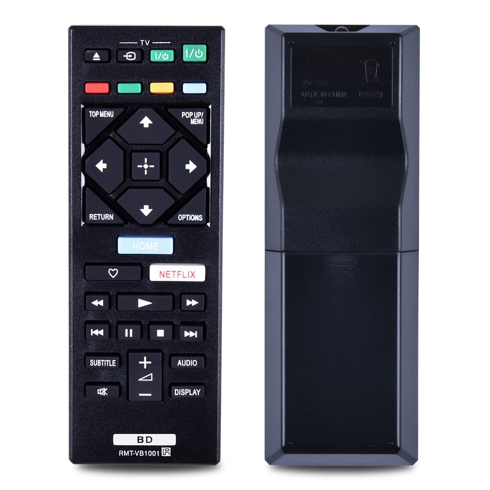 TCNOUMT New RMT-VB201D Remote Control Replacement for Sony DVD Disc Player, Compatible with BDP-BX370 BDP-S1500 BDP-S1700 BDP-S3700 BDP-S5500 UBP-X700/M RMT-VB1001 RMT-VB100i