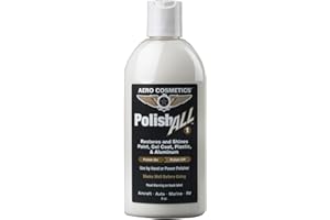 AERO COSMETICS Polish All Aircraft Grade Paint, Aluminum & Plastic Window Polish for Your Car Boat RV Motorcycle 8oz …