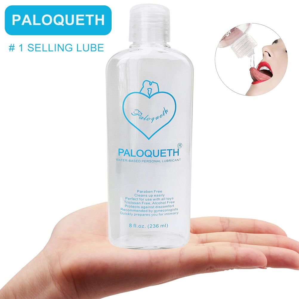 Water Based Lubricant Super Slick Long Lasting,PALOQUETH Premium Personal Lube for Women Vagina Dryness Silicone Toys Paraben-free Hypoallergenic Vegan-friendly 8 oz