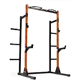 Cap Power Rack with Pull-Up Bar &amp; Attachments, 500lb Capacity