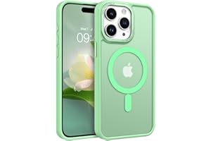 BENTOBEN for iPhone 15 Pro Max Case,iPhone 15 Pro Max Magnetic Phone Case [Compatible with MagSafe] Translucent Matte Slim Shockproof Women Men Protective Case Cover for iPhone 15 Pro Max 6.7",Green