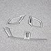Rqing For Honda Civic 10th 2016 2017 2018 2019 Interior Front Center Air Condition Vent Outlet Cover Trims (Silver Paint)