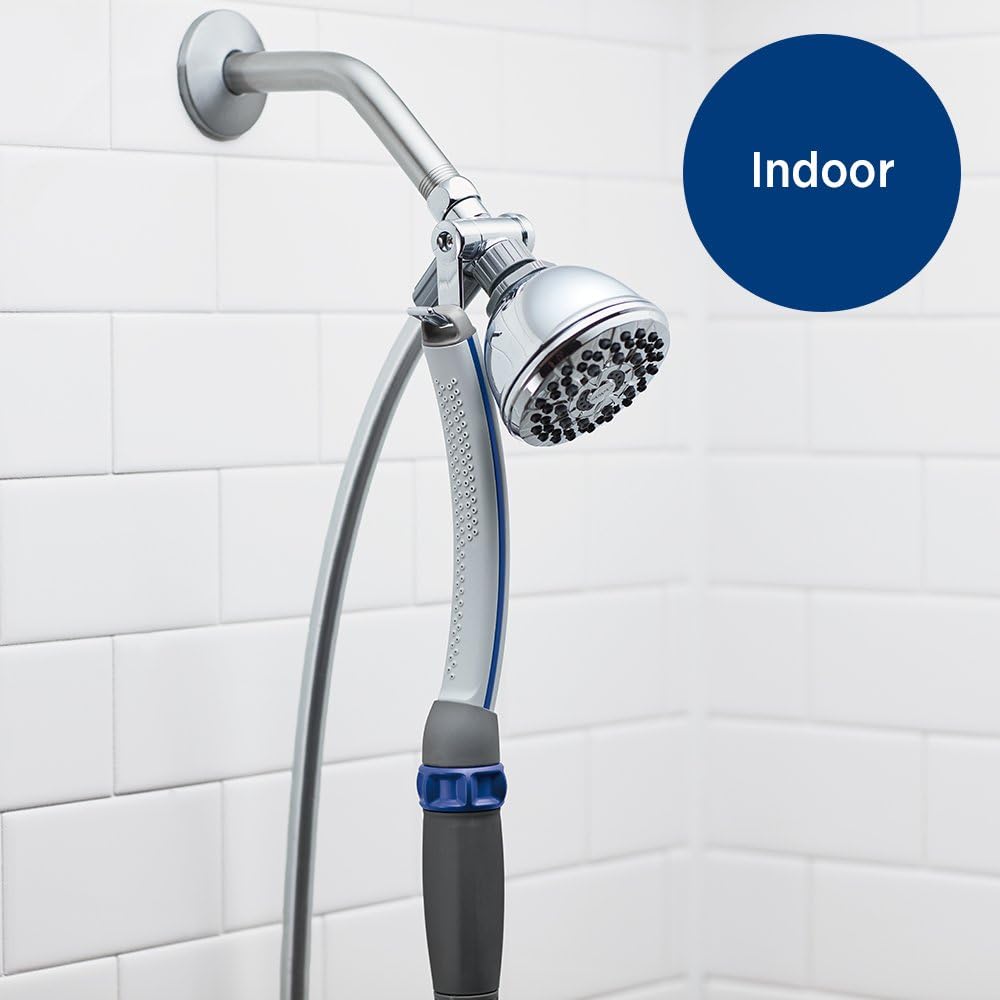 Waterpik PPR-252 Pet Wand Pro Shower Sprayer Attachment, 2.5 GPM, for Fast and Easy at Home Dog Cleaning, Blue/Grey: Home Improvement