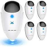 2026 Upgraded Ultrasonic Repeller Pest &amp; Insect Indoor Repeller, 4 Pack | Pest Control for Roach, Rodent, Bugs, Mosquito, Mice, Spider, Ant, Electronic Plug in Mouse Repellent