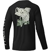 Palmyth Fishing Shirts for Men Long Sleeve UPF 50+ Sun Protection UV T Shirt Tee