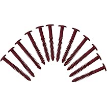 thumbnail image 2 of Plastic Shutter Anchors 24-Pack Black Vinyl Shutter Fasteners - 2 Inch Plastic Screw Plugs For Window Shutter Installation Home Depot 2 of 9