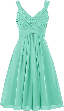 aqua bridesmaid dresses short