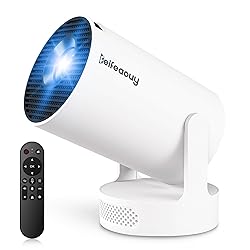 Mini Projector 4K with WiFi Bluetooth 5.4 - Smart