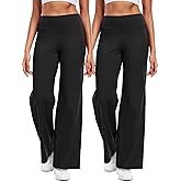 CADMUS Yoga Pants for Women Wide Leg Trousers High Waist Stretch Casual Lounge Sweatpants