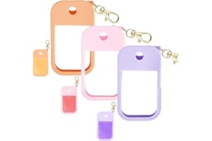 Silicone Case Compatible with Touchland Hand Sanitizer, 3 Pcs Hand Sanitizer Travel Size Cases, Fit for 1 FL OZ/30 mL, Portab
