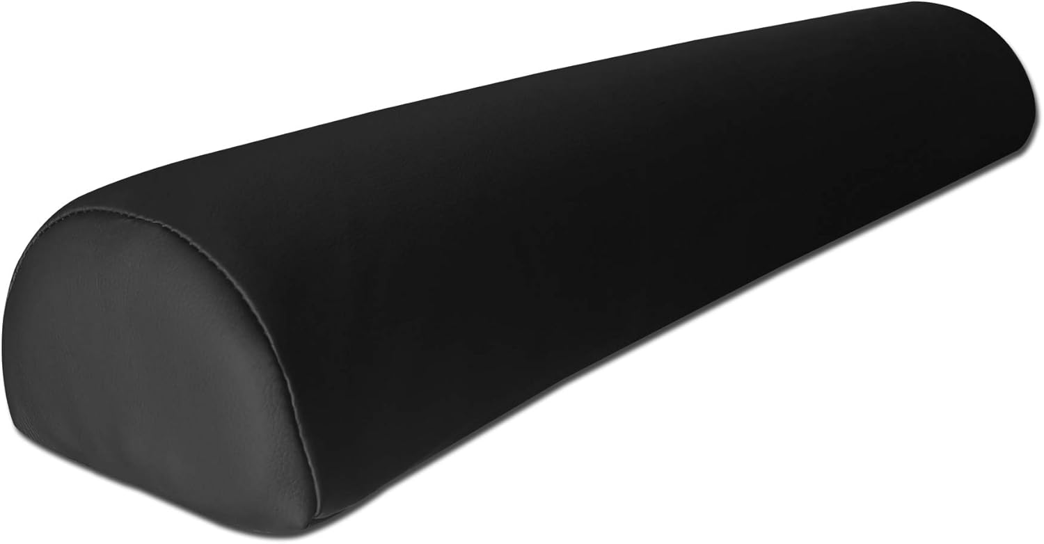 TOA Supply 30" Half Round Bolster Pillow Cushion for Therapy Massage- Wide Coffee: Home & Kitchen