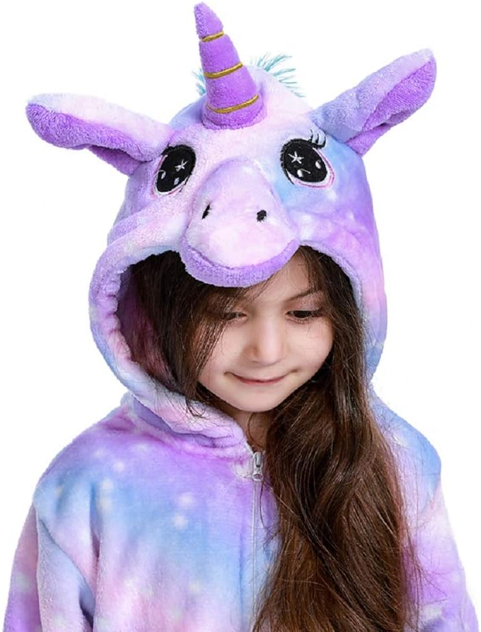 Kids Unicorn Animal Onesie One-Piece Cartoon Pajamas