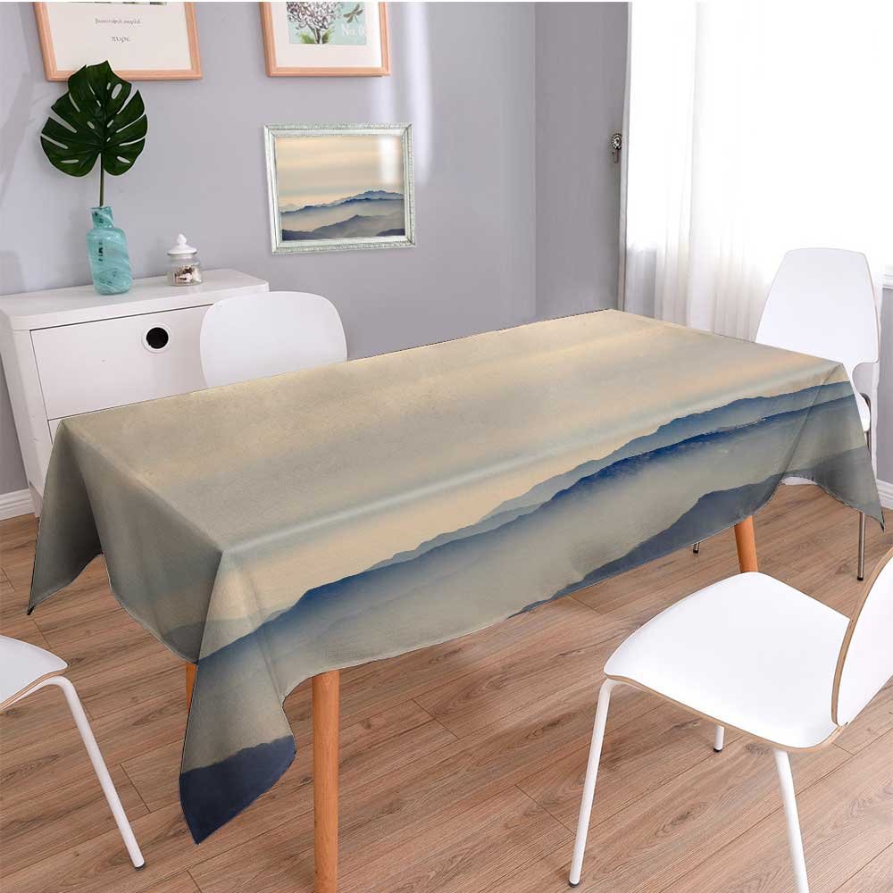 Amazon Com Scocici1588 Water Resistant Tablecloth A Smoky