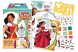 Make It Real – Disney Elena of Avalor Sketchbook. Disney Inspired Fashion Design Coloring Book for Girls. Includes Elena of Avalor Sketch Pages, Stencils, Stickers, and Design Guide