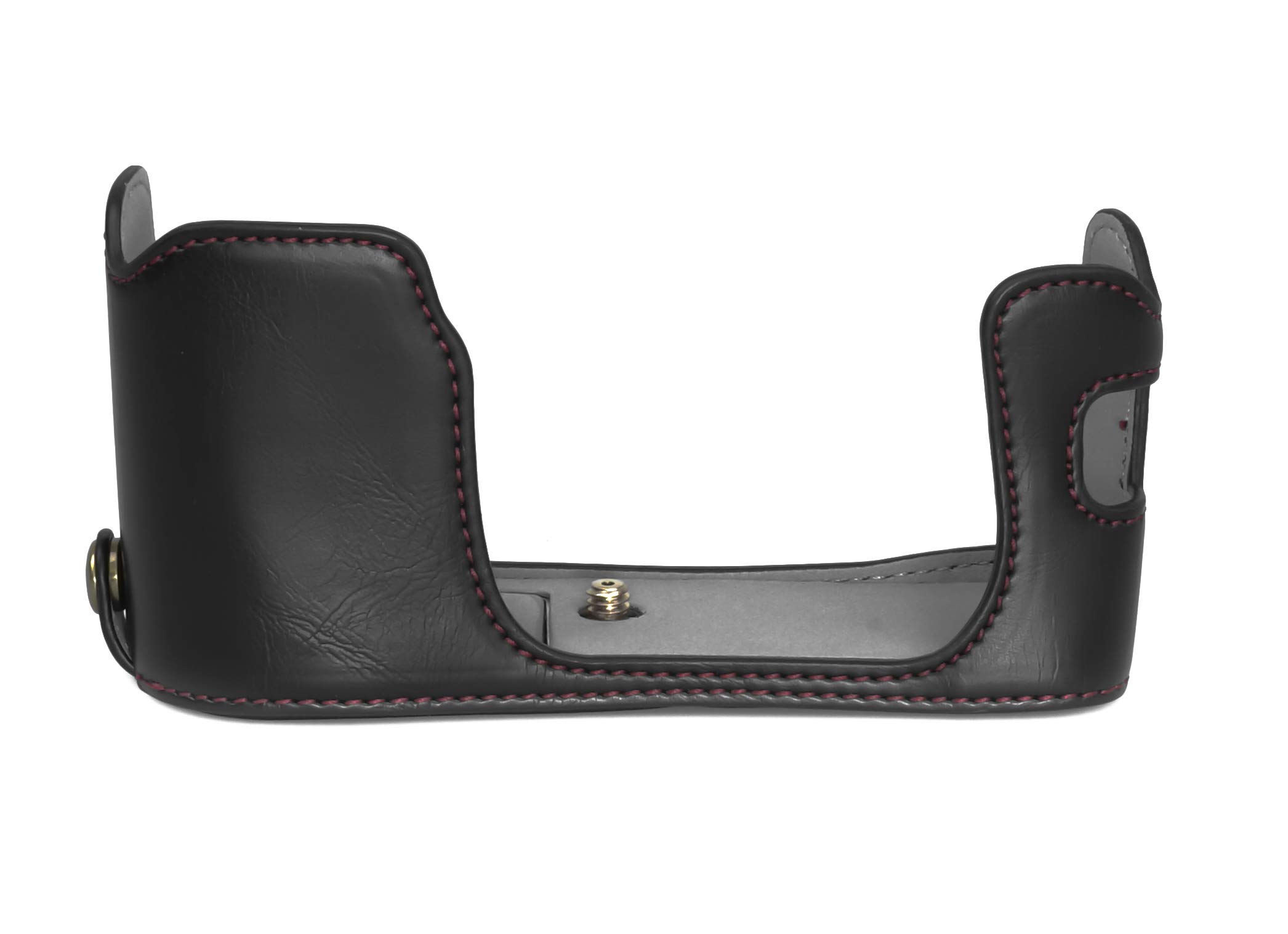 CC1768a Half Shell Camera Case Compatible with Fujifilm X100 Faux Leather Black