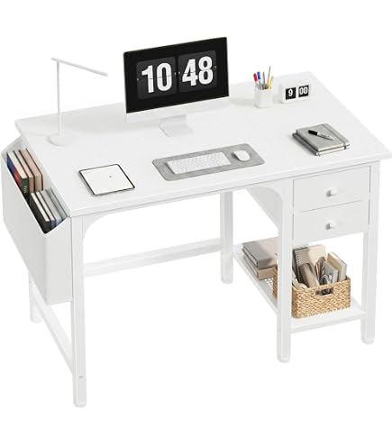 Amazon.com: Ikea HAUGA Desk,100x84 cm (39 3/8x33 1/8 in) (White