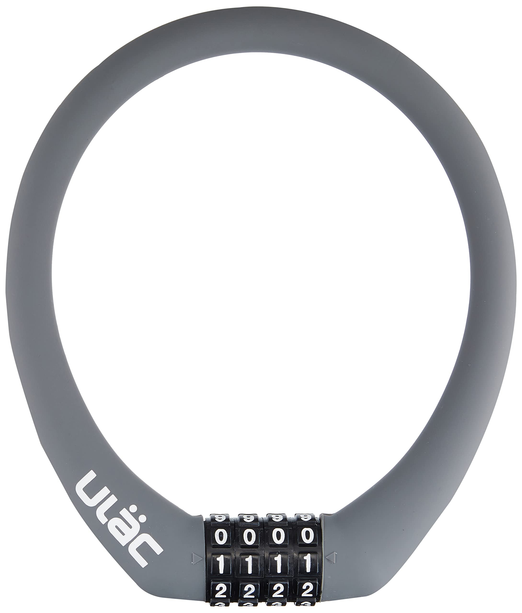 ULAC - Prague 4-Digit Combination Cable Lock | Protection and Style | Up to 10,000 Combinations | Compact and Lightweight | Printed Silicone Design