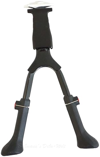 Prophete Zweibein-Ständer 26-28 höhenverstellbar Alu schwarz, Zweibeinständer Fahrrad Ständer