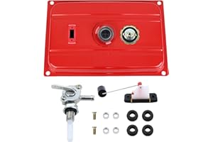 SAMGER SAMGER Samger 7 Gallons Generator Gas Fuel Tank with Valve Petcock Filter fit for EC6500