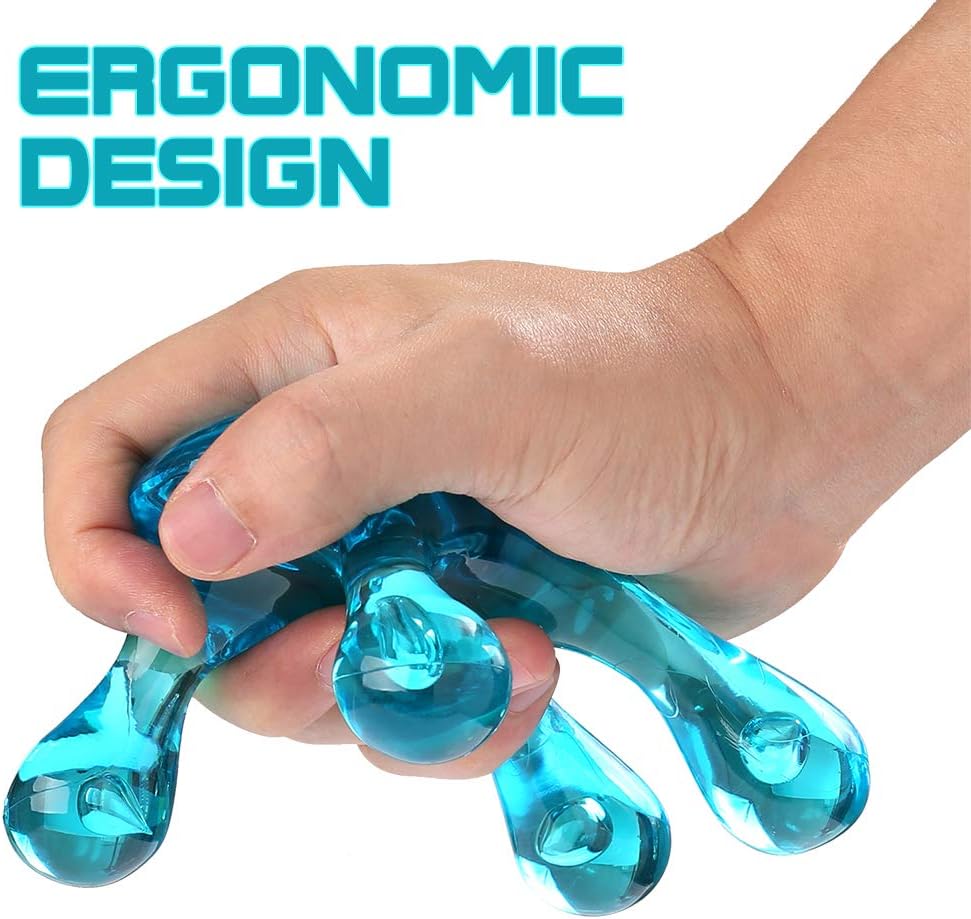 Migleo Hand Held Massage Tool Easy Palm Fit with Massage Knobs for Gentle Pressure Point Massage: Health & Personal Care