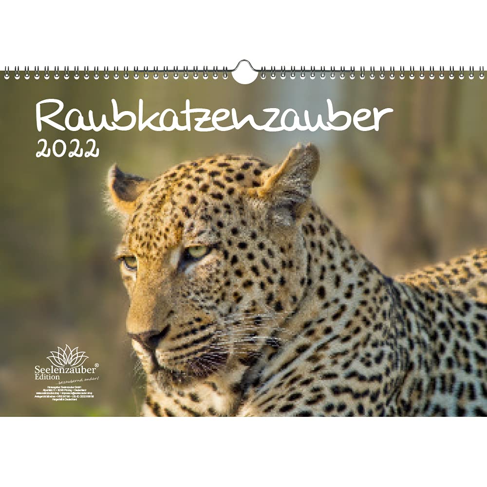 Predatory Cat Magic DIN A3 Calendar for 2022 Different Predatory Cats - Soul Magic