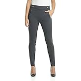 Rekucci Womens Secret Figure Pull-On Stretchy Skinny Office Yoga Dress Pant in Regular/Tall/Petite Sizes