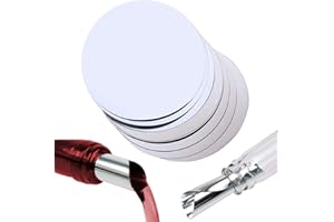 PRETYZOOM 20PCS Aluminum Foil Wine Pouring Disc Flexible Drip Stop Pour Spouts Disks