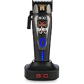 Stylecraft Instinct Professional IN2 Vector Motor Cordless Hair Clipper with Intuitive Torque Control, 3 Modular Lids