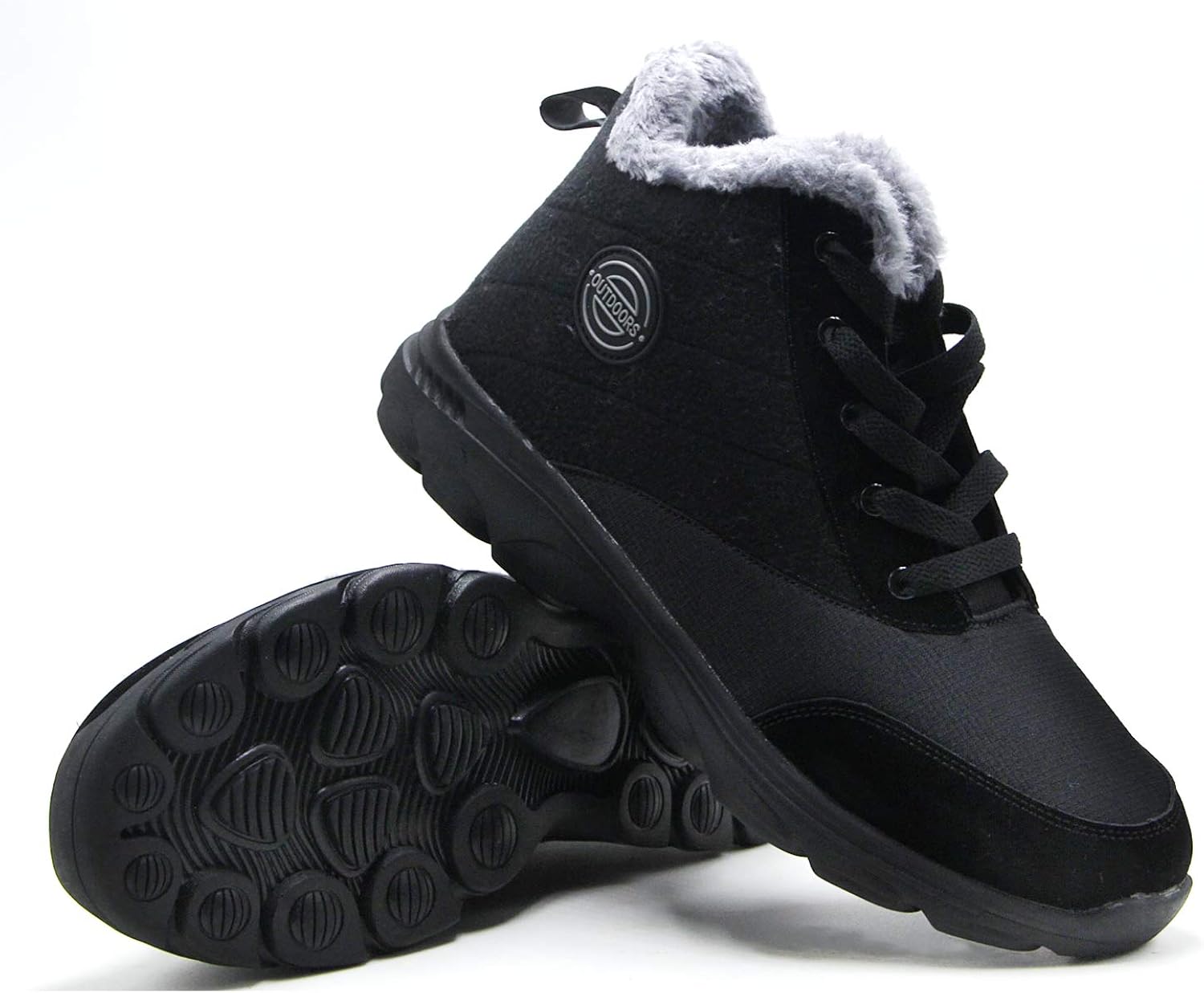  | BomKinta Women's Snow Boots Keep Warm Anti-Slip Soft Sole Warm Fur Lined Winter Ankle Booties | Ankle & Bootie