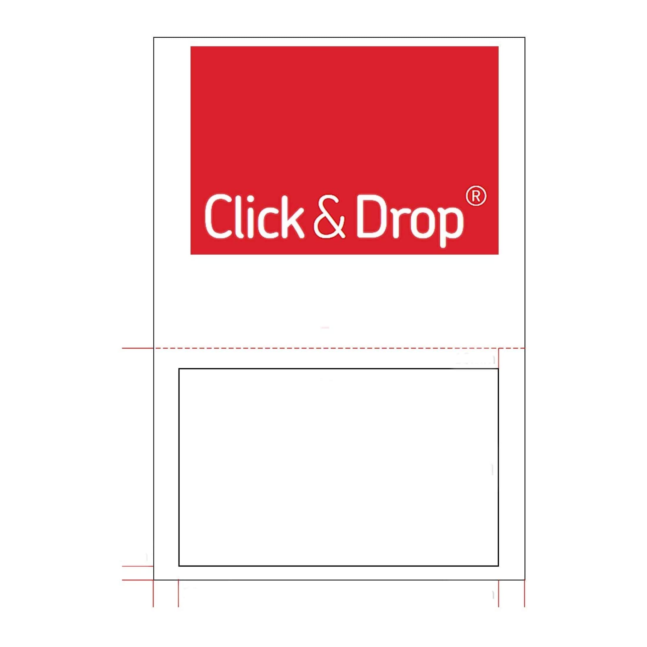 Royal Mail Click and Drop Labels - A4 Integrated Labels Style S19 - Sticky Label Paper 90 GSM Peel and Stick (Pack of 200)