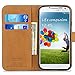 HOOMIL Case Compatible with Samsung Galaxy S4, Premium Leather Flip Wallet Phone Case for Samsung Galaxy S4 Cover (Black)