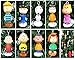 Charlie Brown and Friends Mini Christmas Ornament Set - Unique Shatterproof Plastic Design From 1.5