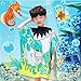HETH Kids Hooded Beach and Bath Towel Swimsuit Coverup Swimming Poncho Towel Multi-use for Bath/Shower/Pool