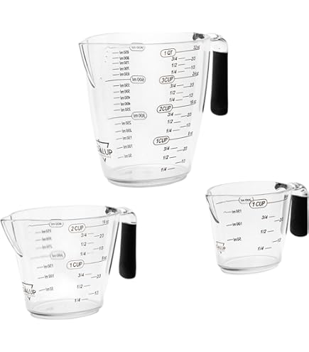 Amazon.com: KitchenAid KQ298OSOBA Gourmet Set of 3 Measuring Jugs