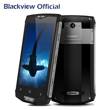 Blackview BV8000 Pro Rugged Smartphone IP68 impermeabile/Antiurto Cellulare Android 7.0 (5.0'' FHD, 6GB ROM 64GB ROM, batteria 4180mAh, camera 16MP+8MP, Dual SIM) GPS/GLONASS/NFC/OTG/Fingerprint ID