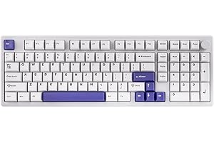 EPOMAKER Galaxy100 QMK/VIA Gaming Keyboard with 8000mAh Battery, 1800 Aluminum Mechanical Keyboard with Numpad, USB-C/BT5.0/2