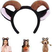 Kirei Sui Kids Puppy Dog Costume Set - Headband Ears, Tail, Bowtie, Light Brown, 3 Piece - View #9