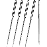 100 Pcs Size 75/11 Embroidery Sewing Machine Needles, 130/705H HAx1 Universal Regular Sewing Machine Needles Compatible with Brother