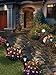 Outdoor Solar Garden Lights - 3 Pack Mosaic Solar Powered Stake Lights, Solar Garden Stake Landscape Lights for Garden Flowerbed Path Walkway Patio Lawn Outdoor Decoration