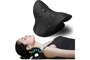 nbstep Neck Traction Device，Neck Cloud - Cervical Traction Device is The Best Solution for Neck Pain Relief, Neck Hump Corrector, and TMJ Relief (Black)