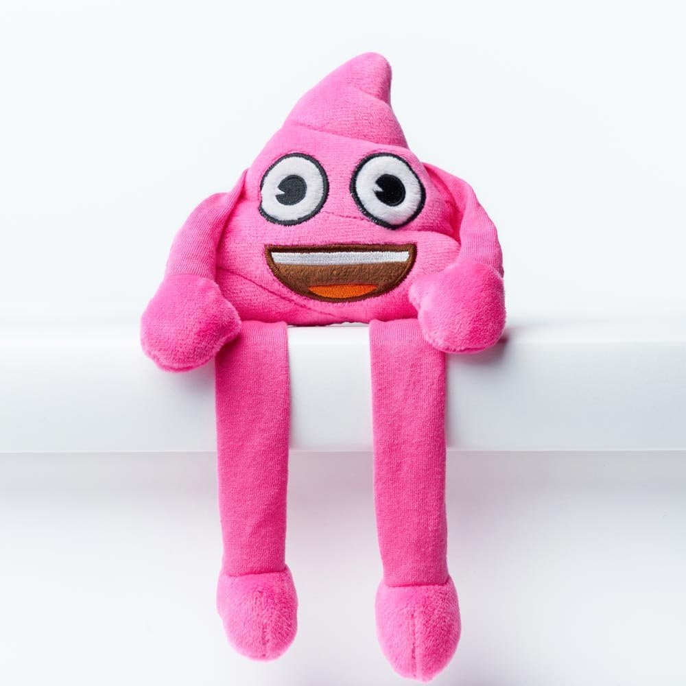 Love Bomb Cushions emoji® Pink Poo emoji Brand Buddy - Super Soft, Super Cuddly Buddy. This is a large emoji or emoticon buddy from emoji®
