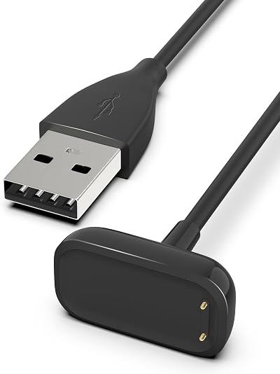 Bicmice Charger for Fitbit Charge 6 5 Luxe | 3.3ft Magnetic USB Cable
