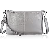 befen Genuine Leather Wristlet Clutch Wallet Purses Small Crossbody Bags for Women with RFID Blocking Card Slots