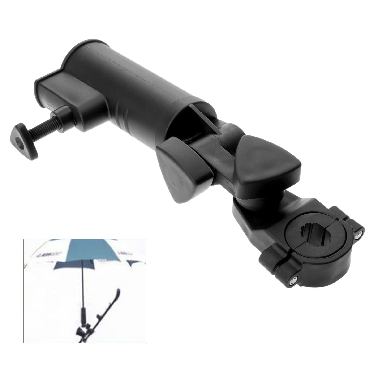 MUXSAM Golf Cart Umbrella Holder Universal for Trolley Motocaddy Golf Cart or Fishing Sport IV Adjustable Angle