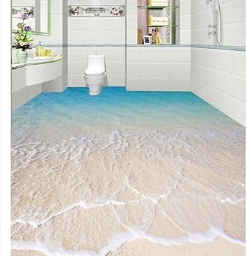 papel tapiz 3d piso para la sala planta