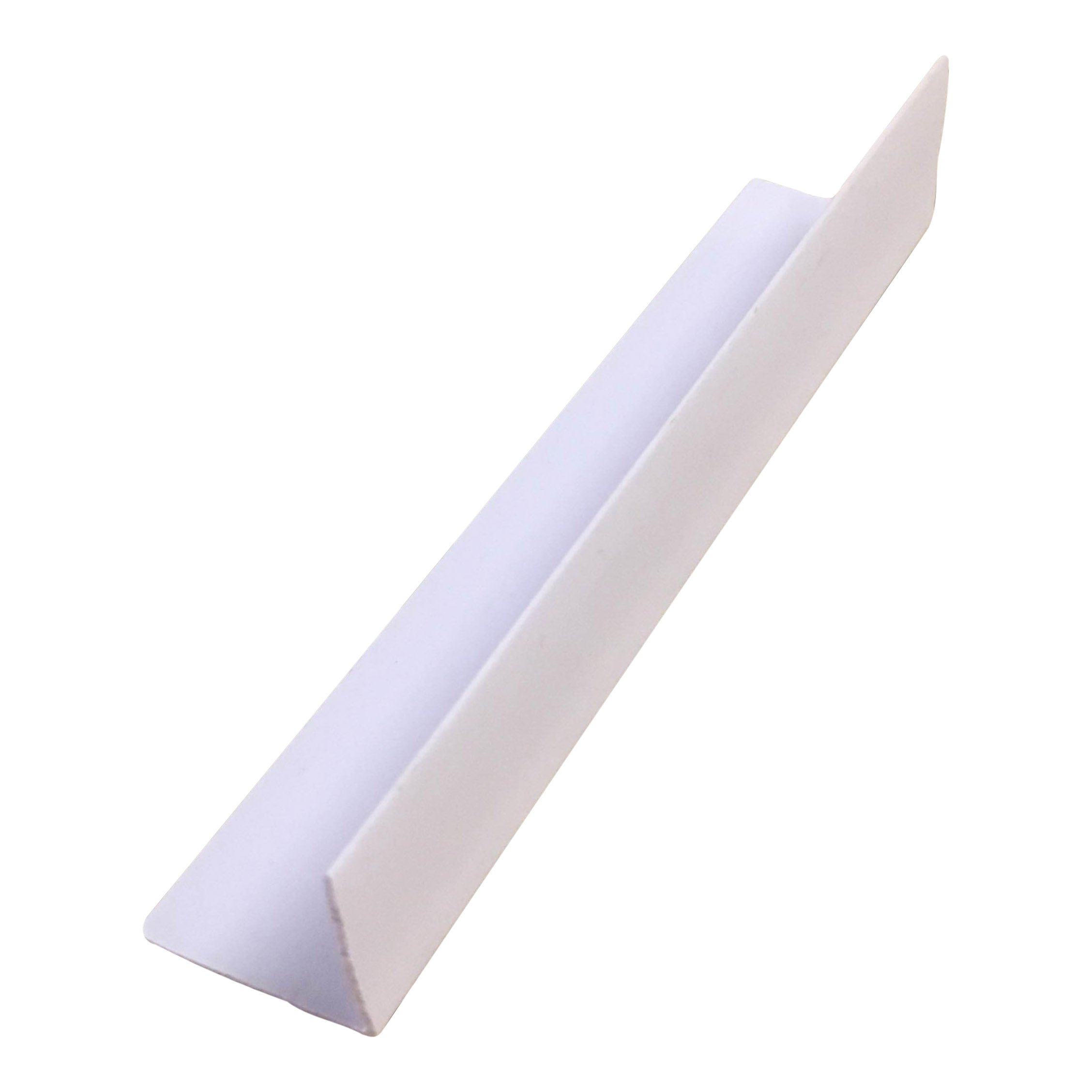 DBS White PVC Angle Trim 25 x 25mm Plastic 90 Degree Angle Bathroom Panels Cladding