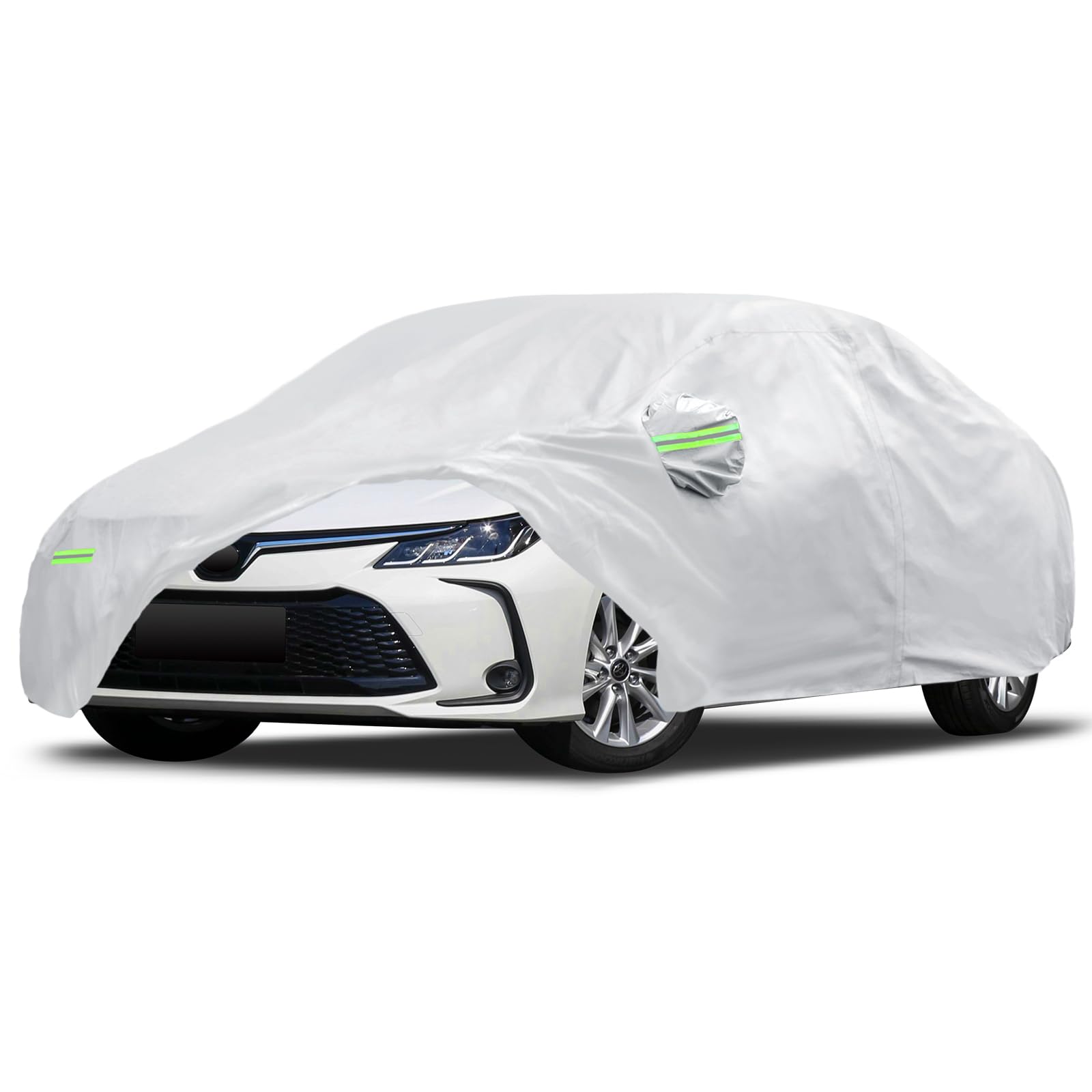 Photo 1 of Car Cover Custom Fit for Toyota Corolla 2000-2025, Honda Civic 1991-2025, Migaven Waterproof Full Exterior Cover Sun Rain Protection with Door Zipper and Cotton Lining